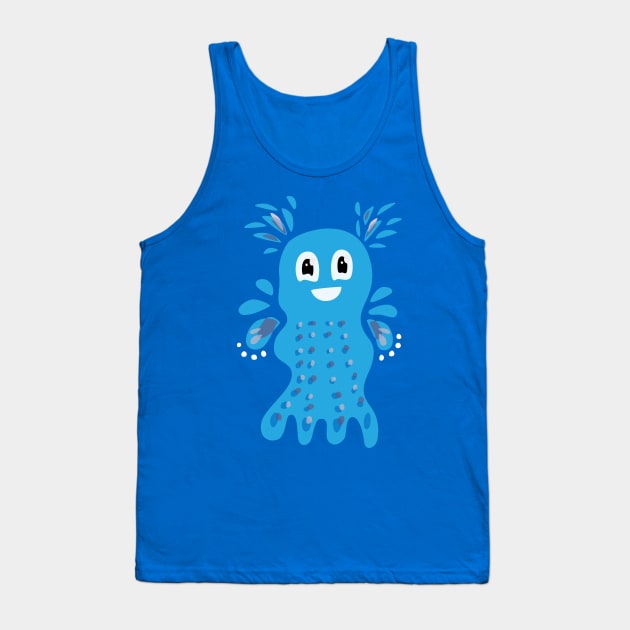 Happy Sea Creature Tank Top by Boriana Giormova